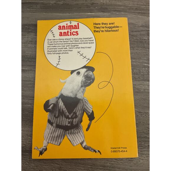 1981 Animal Antics by Watermill Press Softcover - Picture 2 of 7